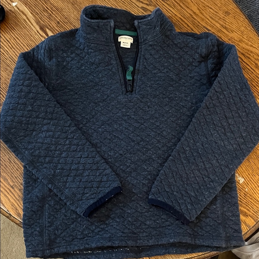 Crewcuts  Boys Blue Quilted Pullover